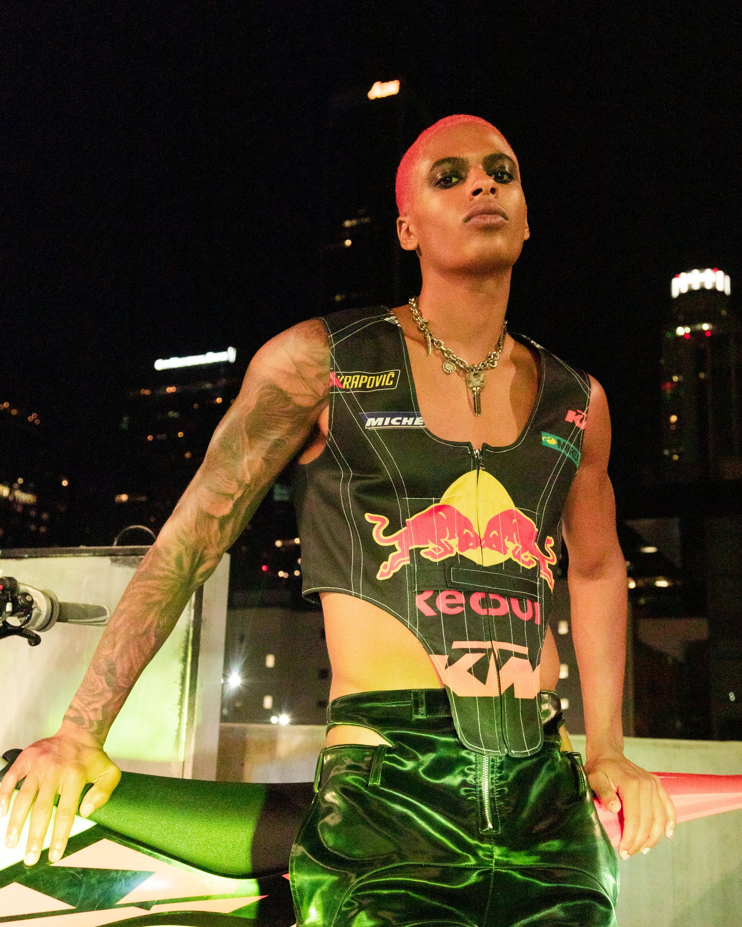 Upcycled Redbull racing unisex vest