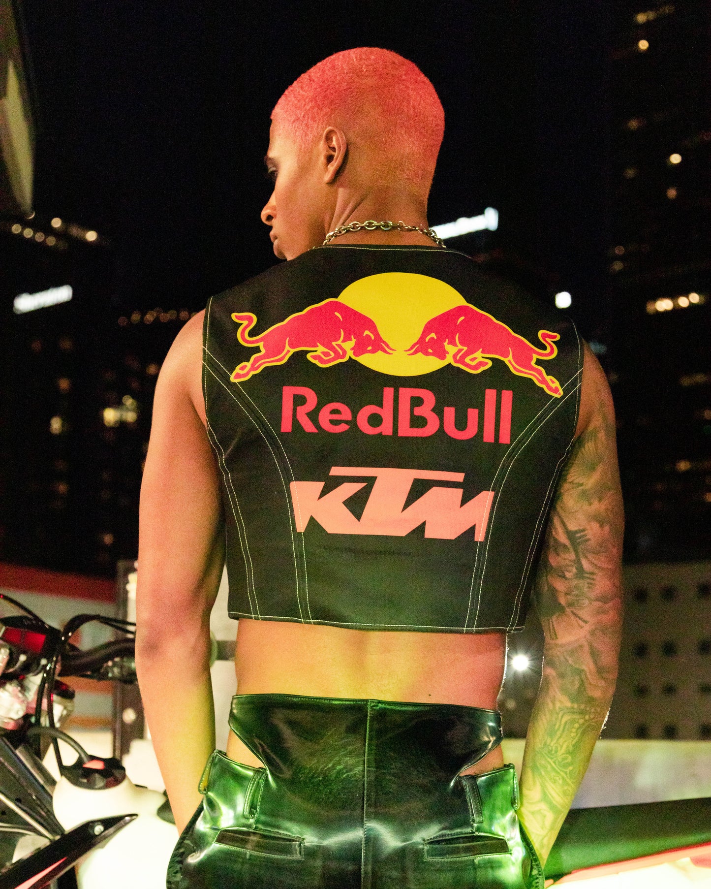 Upcycled Redbull racing unisex vest