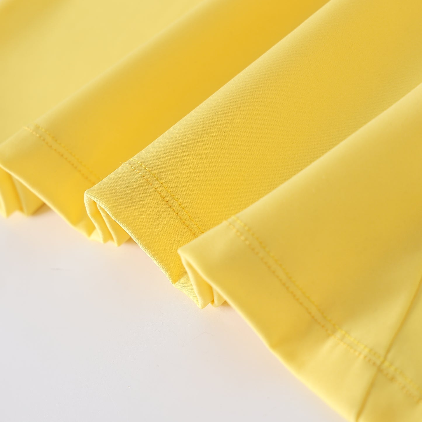 Yellow cutout long sleeve top