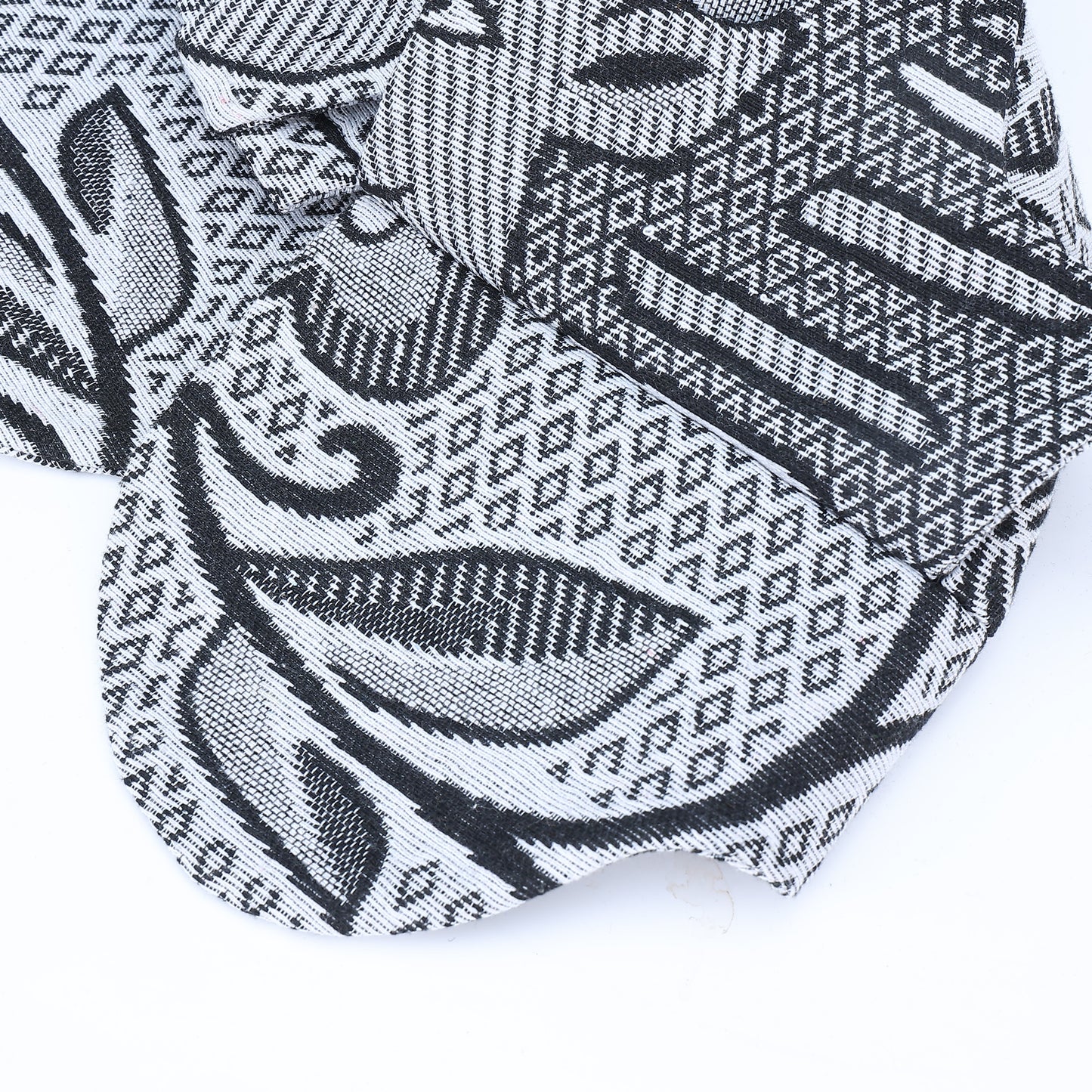 Black and white monster hat