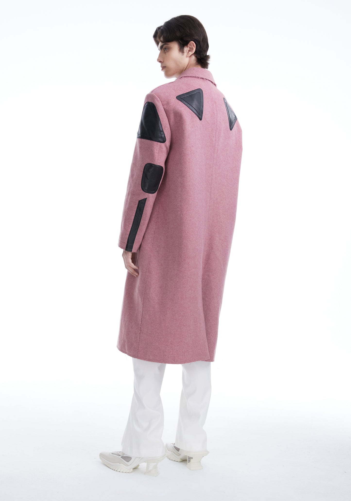 Pink Racing wool coat