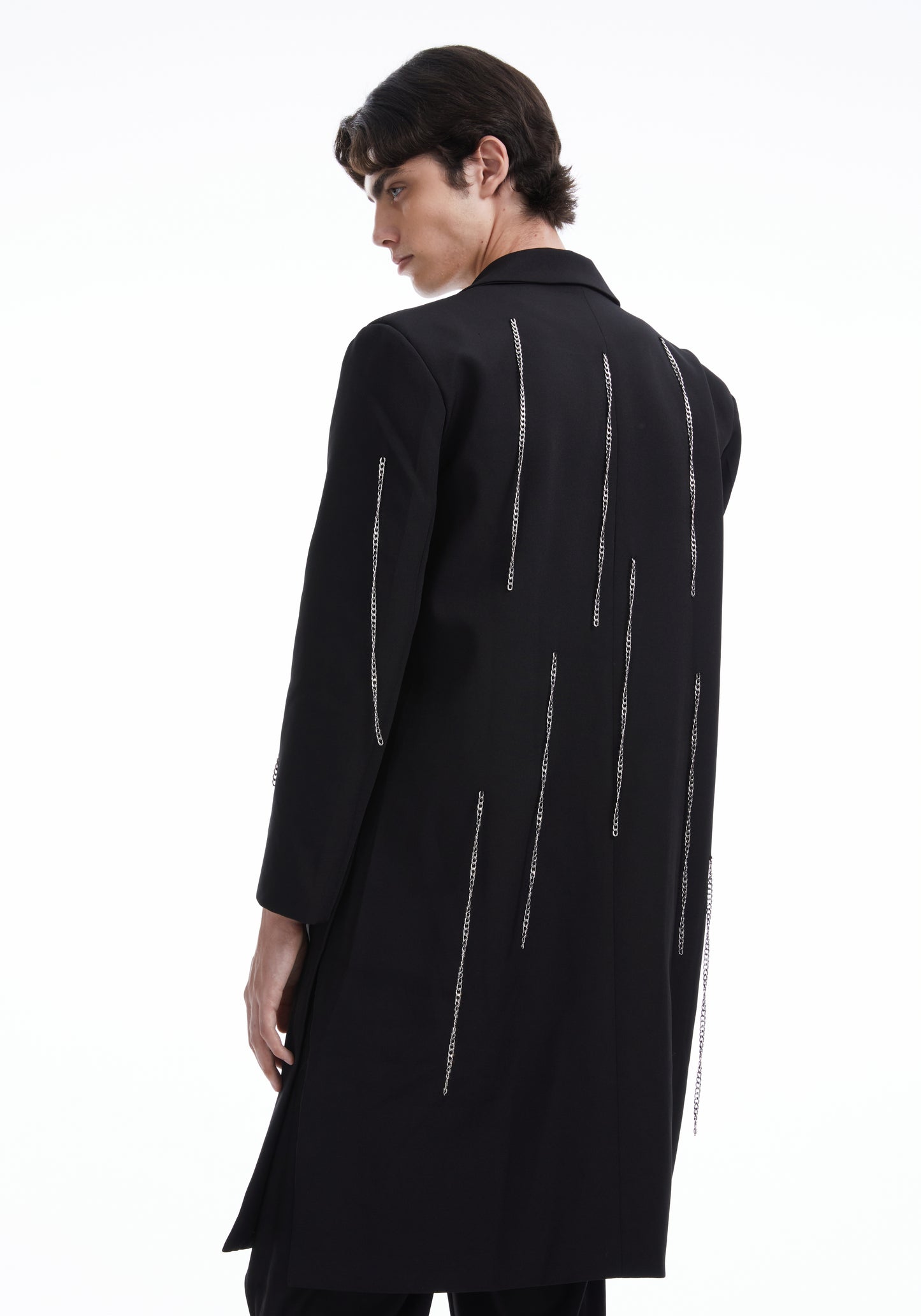 Black chains coat