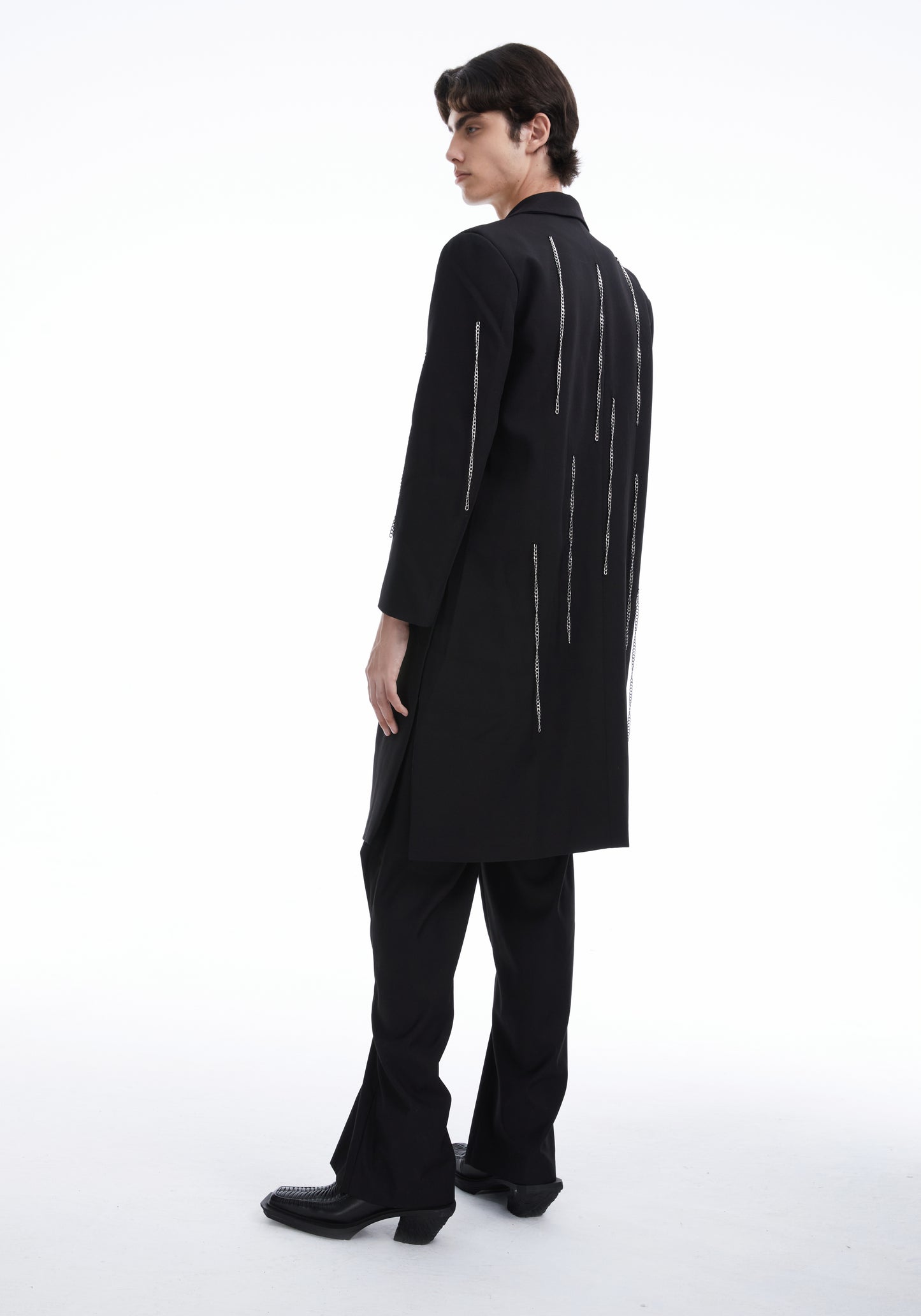 Black chains coat