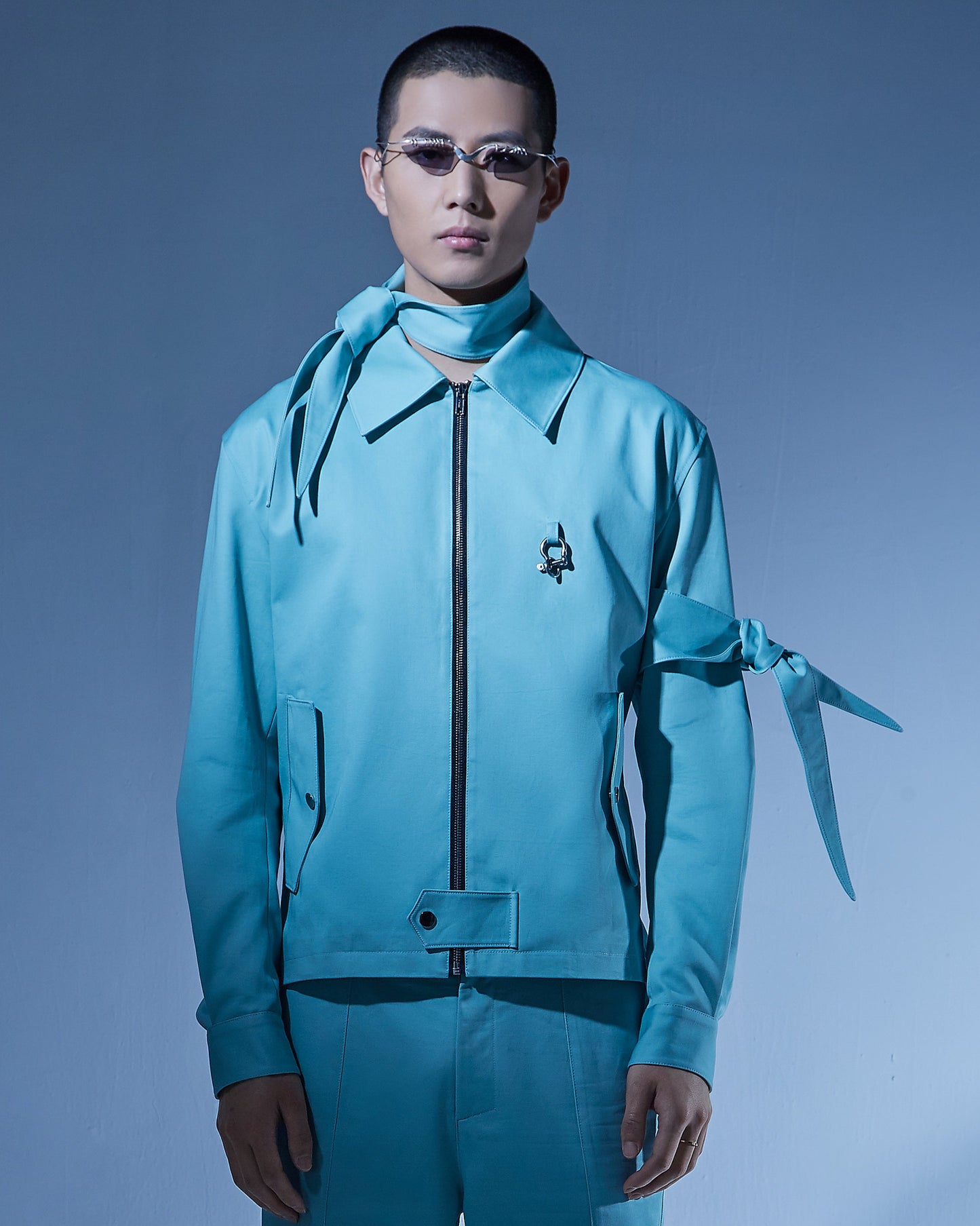 Turquoise workwear Jacket
