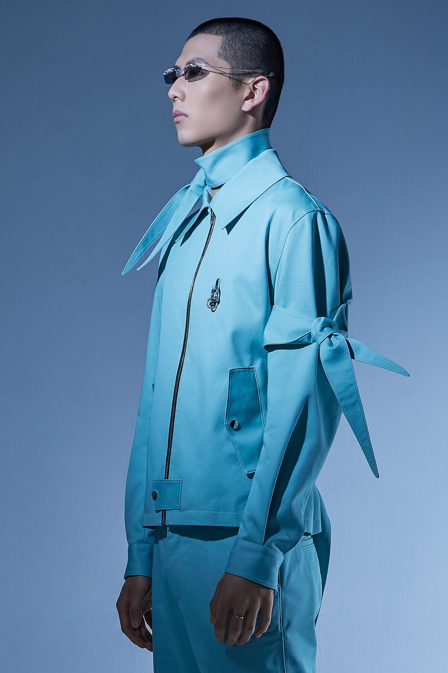 Turquoise workwear Jacket