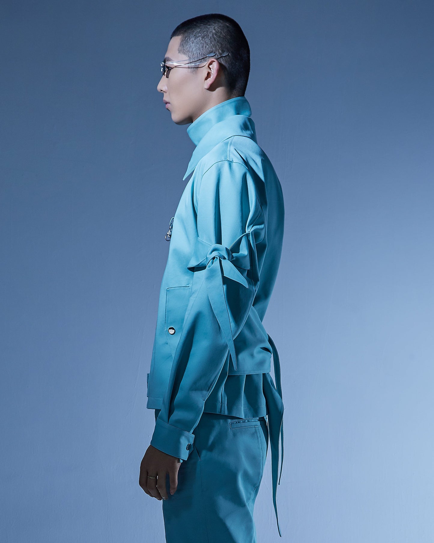 Turquoise workwear Jacket