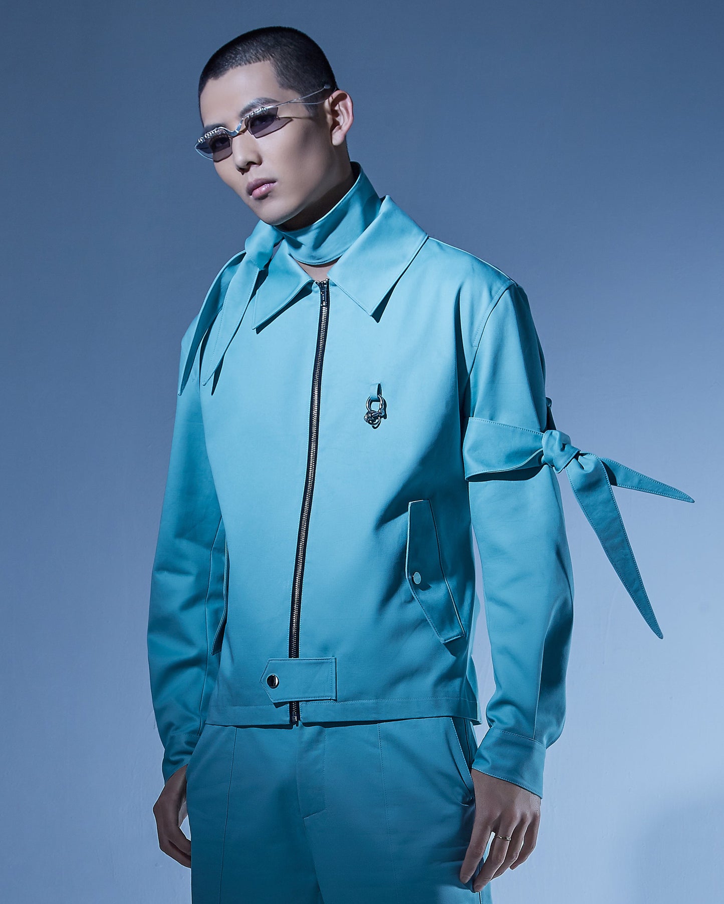 Turquoise workwear Jacket