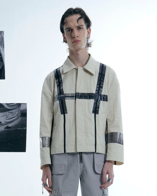 Beige TPU workwear jacket