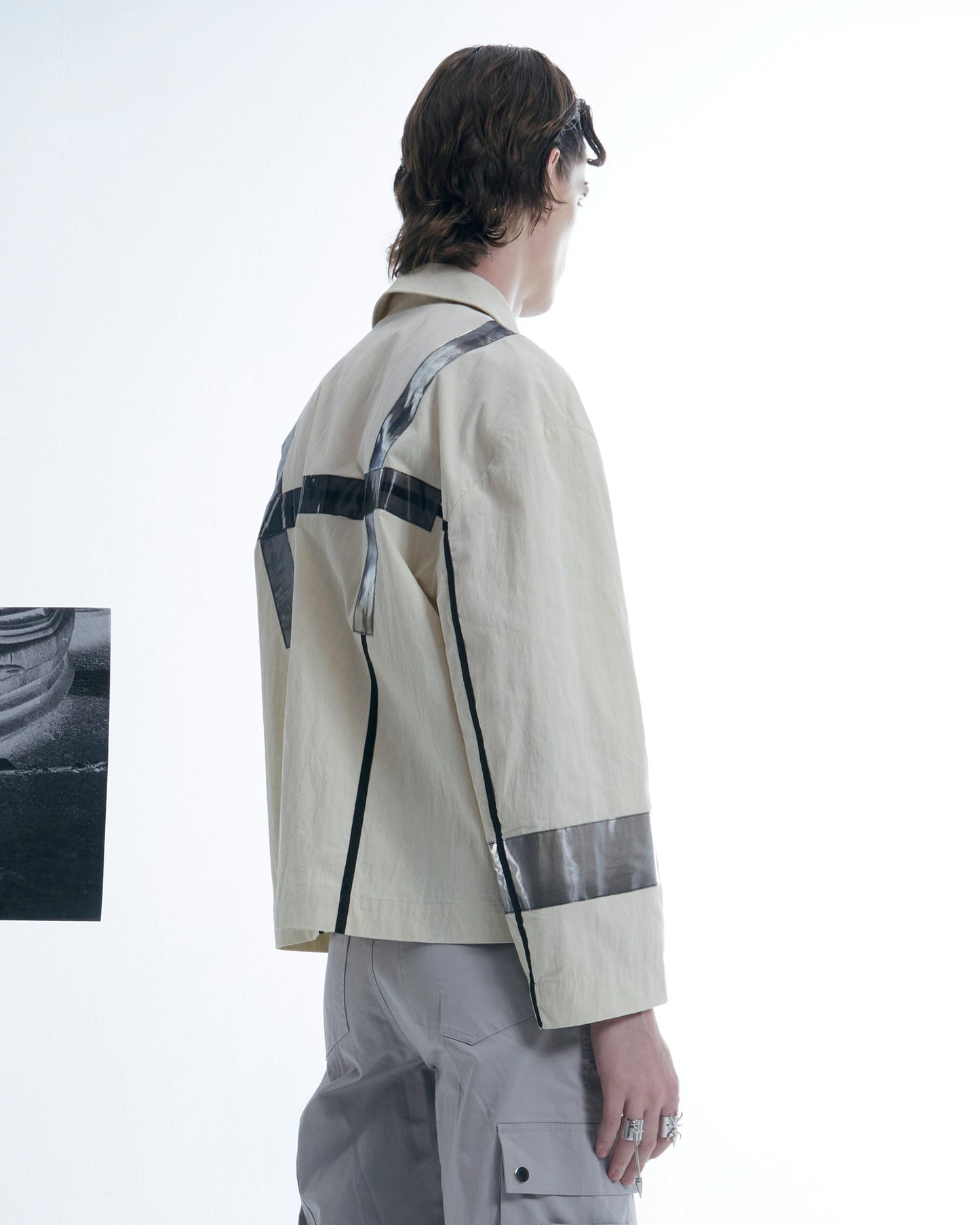 Beige TPU workwear jacket