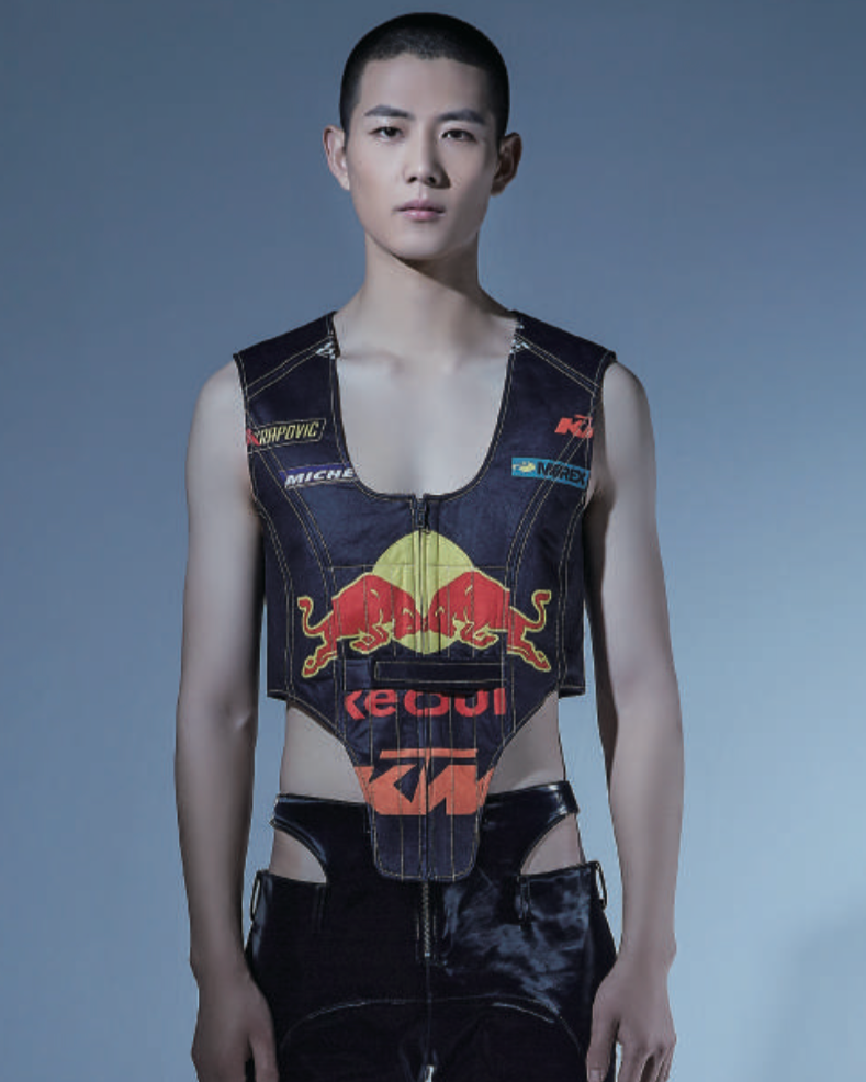 Upcycled Redbull racing unisex vest