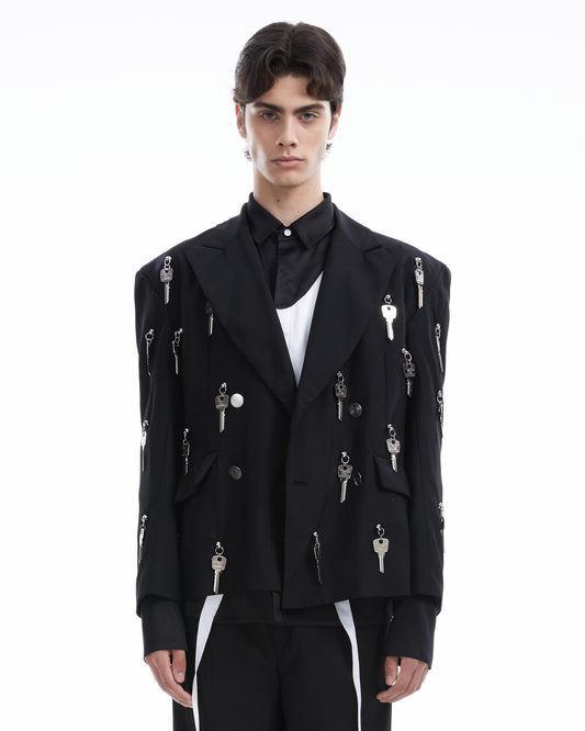 Black key blazer